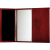 Safco® Medina Series Presentation Board Mahogany