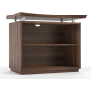 Safco® Sterling Series 36" Freestanding 2-Shelf Bookcase Textured Brown Sugar