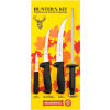 Mundial HS5600-4 - Hunter's Set, With Camping Knife, Boning Knife, Steak Knife, Sharpening Stone