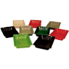 Smooth Baskets W/ Holes, 8"L x 18W x 3H, Plastic, Black