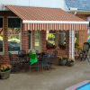 Awntech MTL12-321-BRTER, Retractable Awning Left Motor 12'W x 10'D x 10"H Brown/Terra