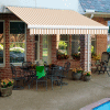 Awntech MTR24-247-LW, Retractable Awning Right Motor 24'W x 10'D x 10"H Linen/White