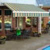 Awntech MTR24-335-TTEAL, Retractable Awning Right Motor 24'W x 10'D x 10"H Tan/TTeal