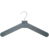Open Hook Hangers, 24 Pack, Charcoal Gray