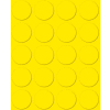 3/4" Yellow Magnetic Circles 20/Pk