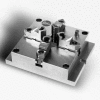 4 Jaw Front Mount Dead Length Collet Chuck - 8" - Table Mount - Pratt Burnered MCA8