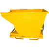3-Way Forklift Entry Option for Global Industrial Self-Dumping Hoppers - Yellow