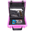 Quick Fire Multifit™ Pistol Case QF345PKL Watertight, 10-11/16"x9-3/4"x4-13/16" Pink