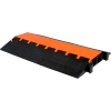 Elasco MightyGuard 2 Channel Heavy Duty Cable Protector, 3" Channel, Orange/Black, MG2300