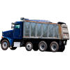 Xtarps, MT-DT-751600, Dump Truck Tarp, Heavy Duty, Industrial Grade, 7.5'W x 16'L, Black