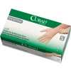 Curad® Medical/Exam Synthetic Vinyl Gloves, 5.1 Mil, Powder-Free, Small, White, 150/Box