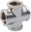 Chrome Plated Brass Pipe Fitting 1/8 Cross Npt Female - Pkg Qty 25