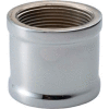 Chrome Plated Brass Pipe Fitting 1/8 Coupling Npt Female - Pkg Qty 25