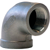 1 In. 304 Stainless Steel 90 Degree Elbow - FNPT - Class 150 - 300 PSI - Import