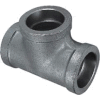 Mss Ss 304 Cast Pipe Fitting Tee 1" Socket Weld Female - Pkg Qty 10