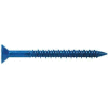 Masonry Screw Anchor - Phillips Flat Head - 1/4" x 3-3/4" - Steel - Pkg of 100 - MKT Fastening P4375