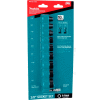 Makita® Impact XPS Impact Socket Set w/ Std Socket Adapter, 10 Pc., 3/8" Drive, 6pt, SAE