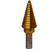 Step Drill - 3/16" to 7/8" by 16ths - TiN Coated - 11 Step - Self Starting Point - MK Morse ESD03TIN