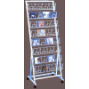 Marv-O-Lus Versa-Rack For CDs, 8 Step Design, White, 84-8SH-CD/DVD