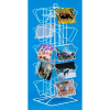 Marv-O-Lus Countertop Postcard Rack, 20 Pockets, White, PC-20