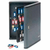 MMF STEELMASTER® 90-Key Security Cabinet 2017290G2 - 12"W x 4-1/4"D x 14-3/4"H, Charcoal Gray