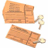 MMF Key Collection Envelopes 201801400 Two-Tag System, Price Pack of 100 Envelopes