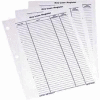 MMF Key Loan Record Sheets 201802100 Two-Tag System, Price Pack of 24 Sheets