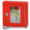 MMF STEELMASTER® Emergency Key Box 201900007 Keyed Differently Red