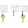 MMF Slotted Rack Key Tags with Snap-Hook 5313231CB06 - Numbered 221-240, White