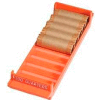 MMF 212082516 Porta-Count Coin Tray, For $100 Quarters, 3-3/8" x 11-1/2" x 1-5/8, Orange
