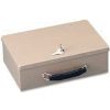 MMF SteelMaster Fire-Retardant Security Box 221614003, 12-3/4"W x 8-1/4"D x 4"H, Sand
