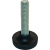 Fixed Base Leveling Mount - Steel Bolt, Nylon Pad - 5/16-18 x 3/4" Bolt - 1-1/4" Dia. - Light Duty