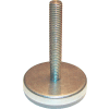 Standard Industrial Glide - Steel Bolt, Nylon Pad - 3/8-16 x 2" Bolt - 1-1/4" Dia. - Light Duty