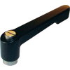 Adjustable Handle w/ SS Components - 3/8-16 - 3.62" L x 2.52" H Die Cast Handle - MH-108SS