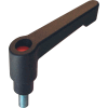 Safety Handle w/ Stud - 5/16-18 x 1.18" Stud - 2.56" L x 1.97" H Plastic Handle - SH-827 - Pkg of 2