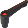 Safety Adjustable Handle - M12 x 1.75 - 80mm L x 63mm H Plastic Handle - SH-908 - Pkg of 2