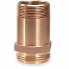 Fire Hose Rack Nipple - 1-1/2 In. NH x 1-1/2 In. NPT- Brass