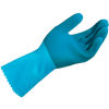 MAPA&#174; Blue-Grip&#8482; LL301 Natural Rubber Gloves, Heavy Weight, Blue, 1 Pair, Small, 301426