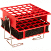Thermo Scientific Half-Size Test Tube Rack Clamp, For 14-16mm Tubes, 6 x 6 Array, Orange