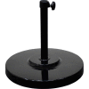 California Umbrella 50 lbs Umbrella Base - Steel Covered Concrete - Black