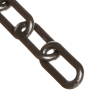 Mr. Chain 50003-50 Plastic Chain - 2" Links - In A Bag - Black - 50 Feet