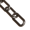 Mr. Chain Heavy Duty Plastic Chain Barrier, 2"x25'L, Black