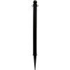 Global Industrial&#153; Plastic Ground Pole, 35&quot;H, Black