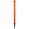 Mr. Chain 95512-6 Heavy Duty 36" Ground Pole, 6-Pack, Safety Orange