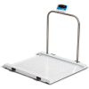 Brecknell MS-1000 Bariatric/Handrail Scale 1,000lb x 0.5lb, 31-1/2" x 31-1/2" Platform