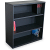 Ensemble Three Shelf Bookcase, 36"W x 14"D x 40"H - Dark Neutral