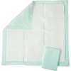 Medline® Deluxe Disposable Fluff and Polymer Underpads, 30" x 30", Green, 100/Case