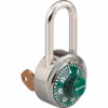 Master Lock® No. 1525LFGRN General Security Combo Padlock - Key Control - LF Shackle - Green