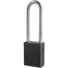 American Lock® No. A1107BLK Solid Aluminum Rectangular Padlock - Black - Pkg Qty 24