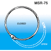 Metal Hinged Snap Ring, 3/4" - Pkg Qty 100
